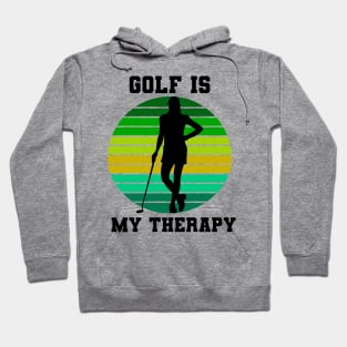 Golf Is My Therapy Hoodie